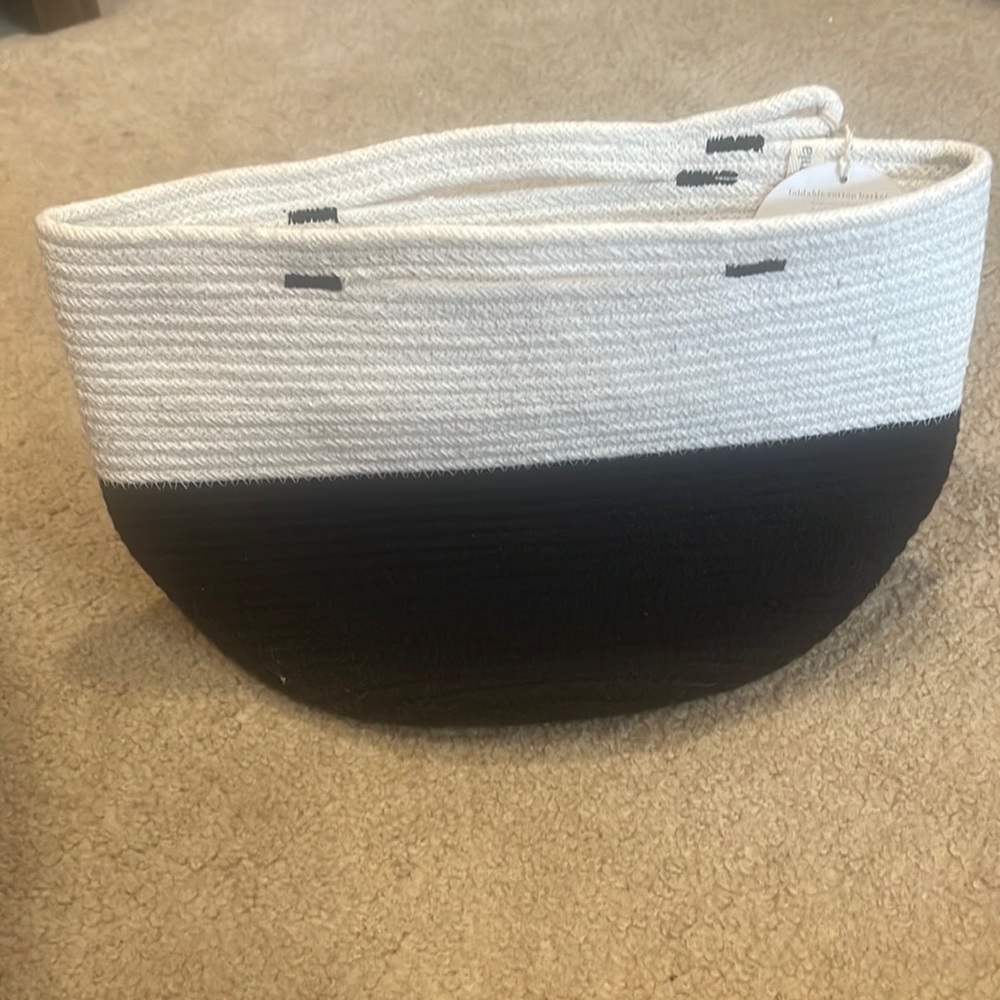 foldable cotton basket